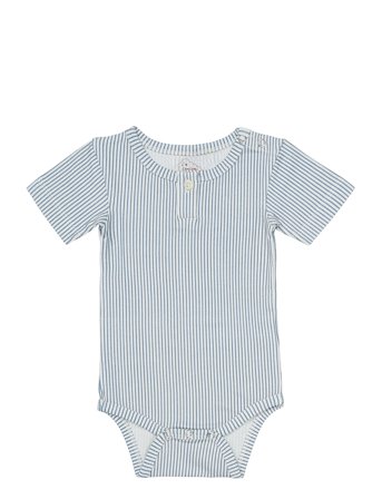Cam Cam Copenhagen Short Sleeved Body Elliot - Blue - 68