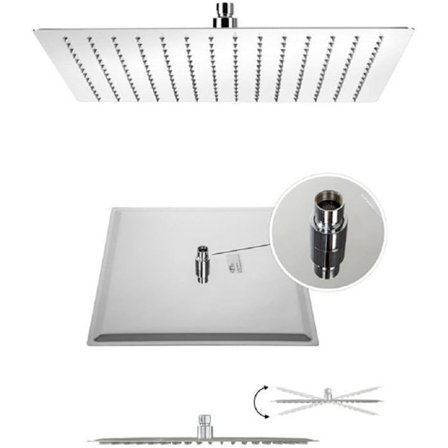 Duschhuvud regndusch anti-kalkduschhuvud regn