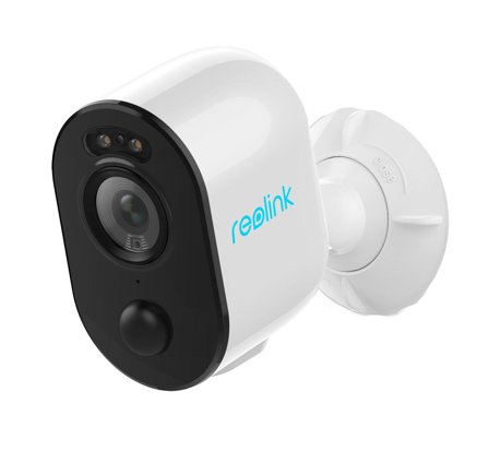 Reolink Argus 3 Pro (B330) hvitt, 5MP overvåkningskamera med belysning, 2.4GHz/5GHz Dual-band Wi-Fi, 2560x1440, IP65, oppladbart