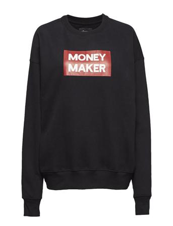 Mapey Sweat Sweat-shirt Tröja Svart Svea