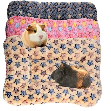 3 kpl Pieni eläin pehmovuode lämmin pörröinen pennun peitto fleece makuualusta marsu hamsteri kani patja pennuille chinchilla orava 32*25cm
