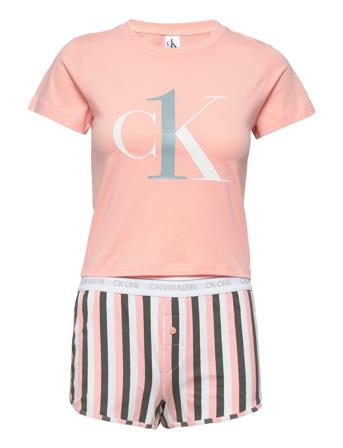 Short Set Pyjamas Multi/mönstrad Calvin Klein