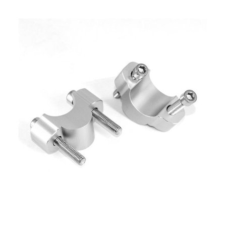 Styreforhøyere for motorsykkel, klemmefeste, monteringsfeste, forhøyer for Tracer9 Tracer 9 Gt 2021 2022 (sølv)