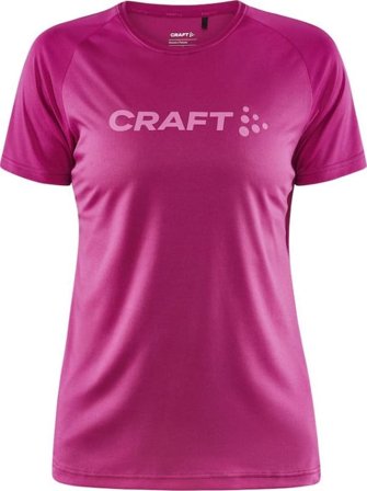 Craft Women's Core Unify Logo Tee Women Short sleeved fitness sweater Pink M