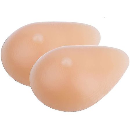 1 Pair Soft Silicone Breast Forms Fake Boobs Prosthetic Breast Forms For Evening