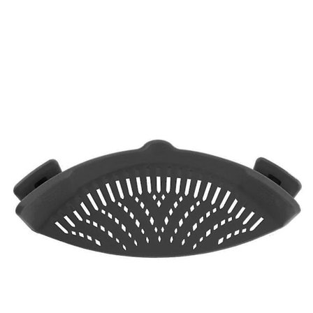 Snabbfilter, fästbart silikonfilter för alla kastruller och skålar för spaghetti, pasta, nudlar och fr