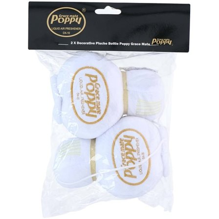 Air-Freshener i plysch 2-pack - Vit