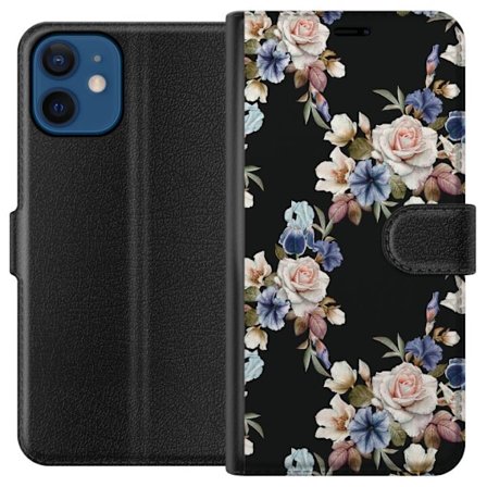 Kompatibelt Plånboksfodral till Apple Apple iPhone 12 Blommor