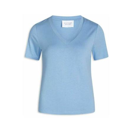 Sisters Point Pidan-SS T-Shirt Blå, Dame T-shirts