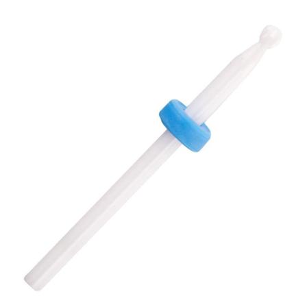 Keramisk Slip Bits - Vit / Blå - Liten Kula - M 3/32 Vit