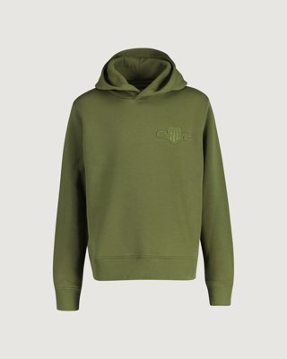 GANT - Archive shield hettegenser til ungdom washed olive