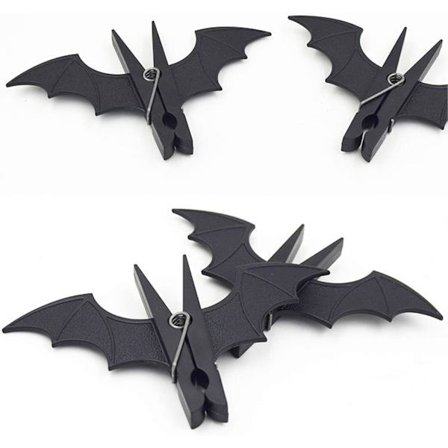 10 stk Skumle Flaggermus Klyper Kreative Klesklyper Vindjakke Klyper Klesklyper Sokk Klyper Flaggermus
