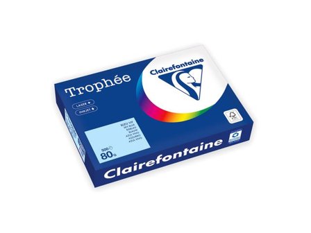 Clairefontaine Kopieringspapper A4 80g ohålat ljusblå 500/fp - Lyreco - Kontorspapper - Specialpapper - Färgat - A4
