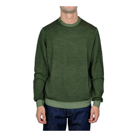 Sun68 Round-neck Strik Grøn, Herre Strik, Størrelse: 3XL
