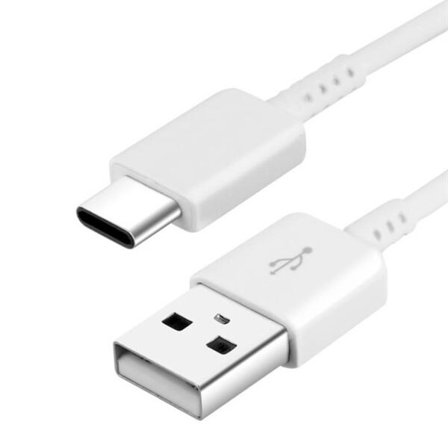 Samsung EP-DR140AWE USB-A - USB-C-kabel 0,8 m (bulk - erstatningspakning) - Hvit