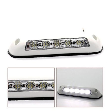 LED Markisbelysning 12V Vit Vattentät Långremsa Lampa Husvagn Husbil