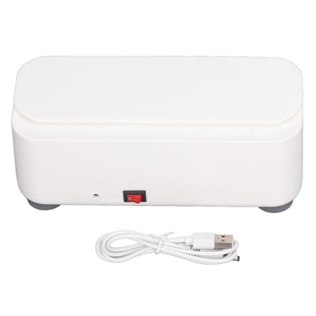 Ultralyds smykkerenser Støjsvag Bærbar USB-drevet Ultralydsrenser til rengøring af briller Ure Gebis Kosmetisk børste