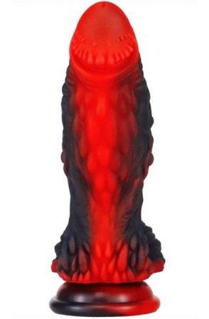Dragon Dildo Yong Black-Red 20 cm Dragon Dildo