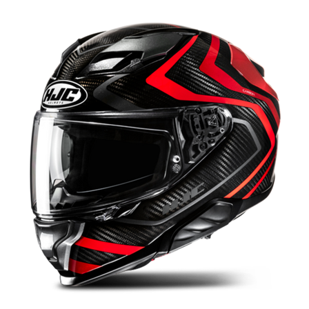 HJC F71 Carbon Full Face Helmet Black/Red M