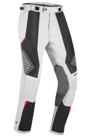 Pantalon Moto Bering Bakundu Gris/Noir/Rouge L