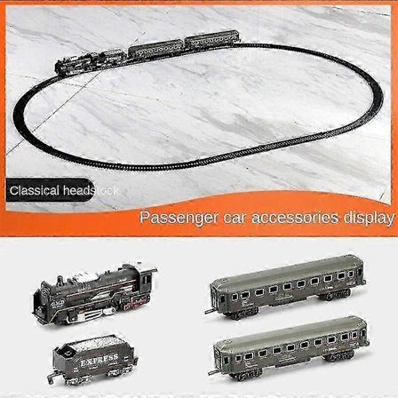 Elektrisk togmodell med spor jernbane batteridrevet klassisk simulering høyhastighetstog for barn robotisk