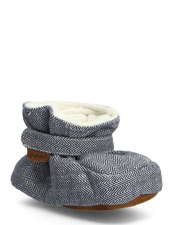En Fant Baby Slippers - Blue - 17-18
