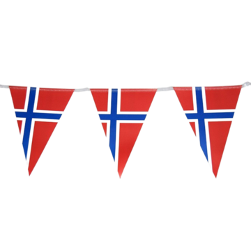 Banderolle Flagg Norge 3,6m