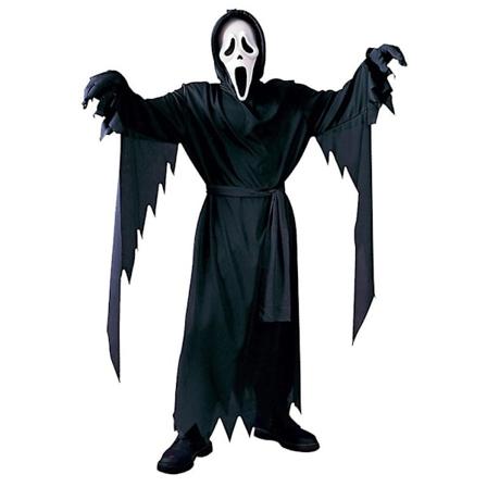 Pelottava Scream Ghost Face Cosplay-asu Lapsille Halloween-juhliin Fancy Dress-vaatteet Pojille ja Tyt ille 12-14 vuotta 12-14 Years