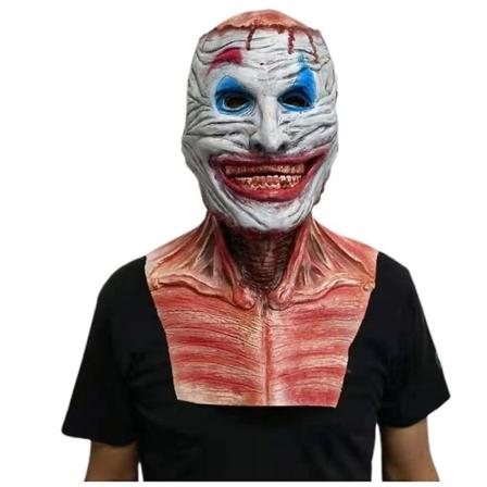 2023 Halloween Skrekkmaske 3d Bevegelig Kjevehjelm Skjelett Latex Skremmende Maske Halloween Maskerade rekvisitakostyme Festdekorasjoner Clown
