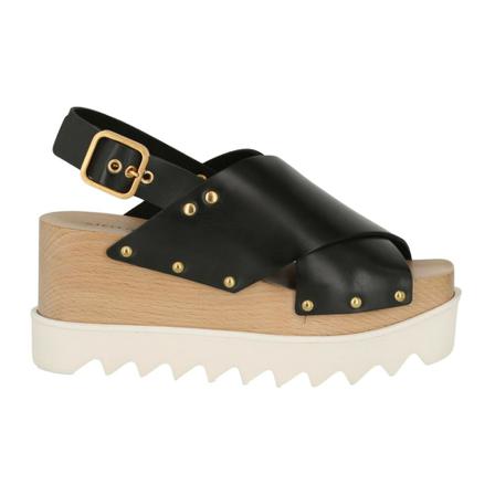 Stella McCartney Percy Platform Sandalen , Zwart , Dames , Maat: 37 EU