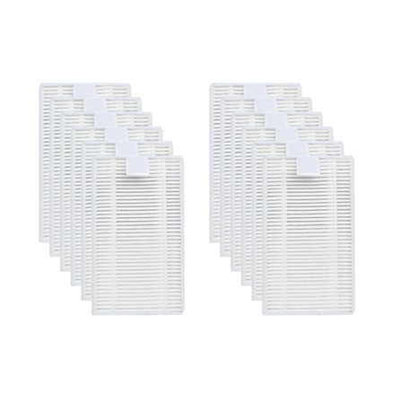 12 stk. reservedele til Cecotec Conga 4090 5090 5490 6090 7090 robotstøvsuger tilbehørssæt Hepa-filtre