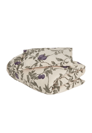 Garbo&Friends Muslin Bäddset Junior 100x130 cm Sängkläder Beige 100x130/ 35x55