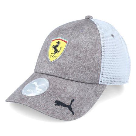 Formula One - Motor Grau adjustable Cap - Ferrari F1 25 Dawn Heather Grey Trucker @ Hatstore