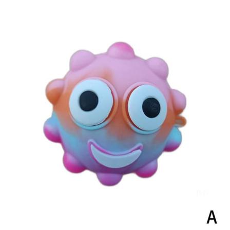 3d Ball Push Bubble Fidget Finger Press Plate Leksak Barnleksak Adul