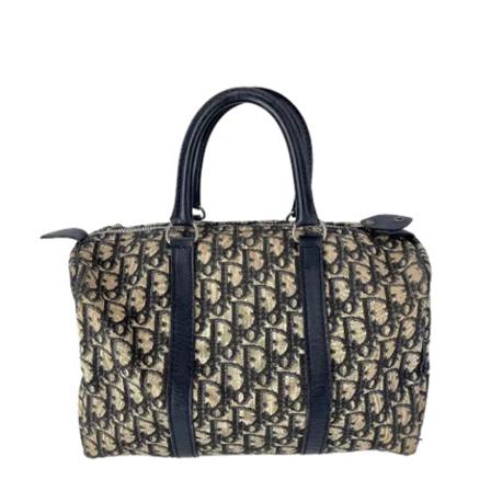 Dior Vintage Pre-owned Canvas handTass , Zwart , Dames , Maat: ONE Size Vintage Tassen