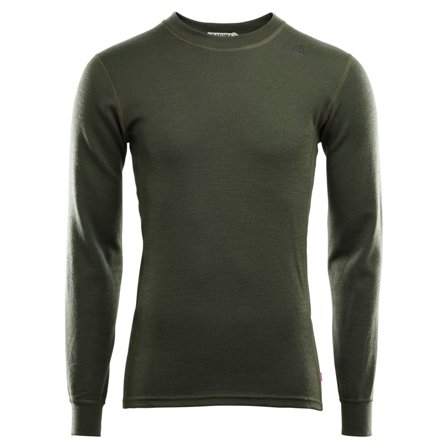 Aclima WarmWool Crew Neck Man Men base layer tops Green S