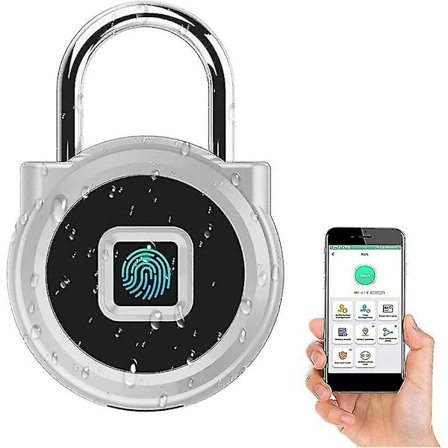 Gym-skåpslås, Fingeravtryck, Upplåsning via Telefonapp, Fjärrstyrd Auktorisering, Spårningsfunktion