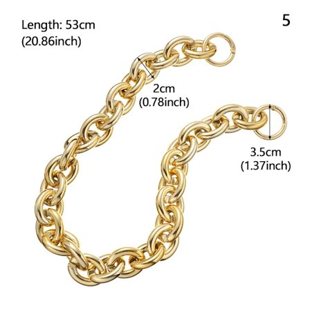 Väska kedja handväska väska remmar 5 5