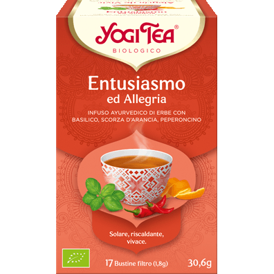 Yogi Tea Entusiasmo Ed Allegria Tisana Bio 17 Filtri 30,6g