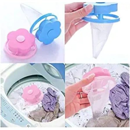 Återanvändbar tvättmaskin flytande luddnätpåse för husdjurshårborttagning