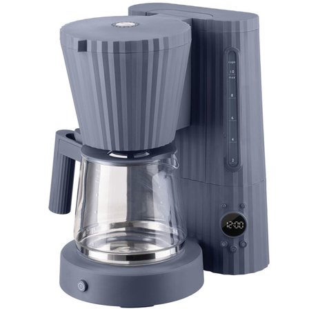 Alessi Plissé kaffetrakter, grå - Kjøp kaffemaskin hos Bakeren og Kokken