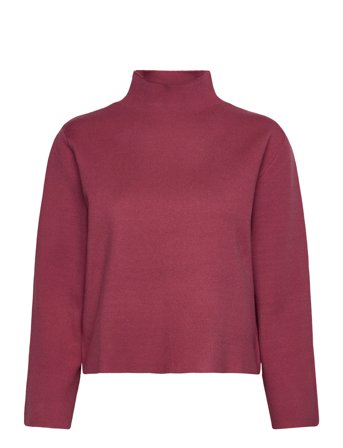 Minus Mslupi High Neck Knit Pullover - Red - M