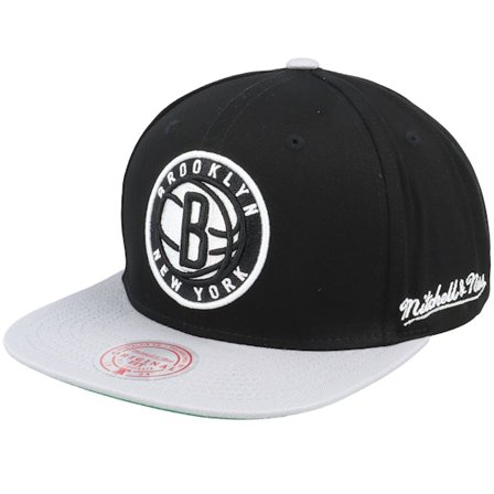 Mitchell & Ness - NBA Preto snapback Boné - Brooklyn Nets Back In Action Black Snapback @ Hatstore