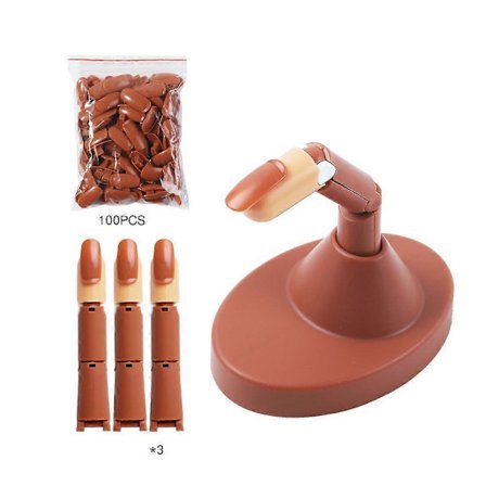 Övningsfinger för naglar Rörlig Mekanisk Led Falsk Modell Manikyr Handarbete Hand Kan Konstverktyg Manikyr Nagelmodell