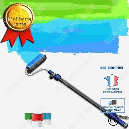 TD Multifunktionell självgrundande snabb roller borste maskin färg roller snabb roller hår kärna borste väggverktyg