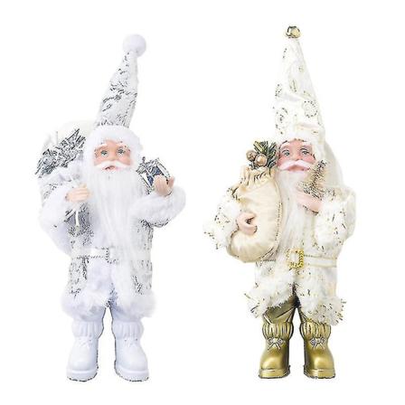 Skrivbordsdekoration Jultomten (guld)