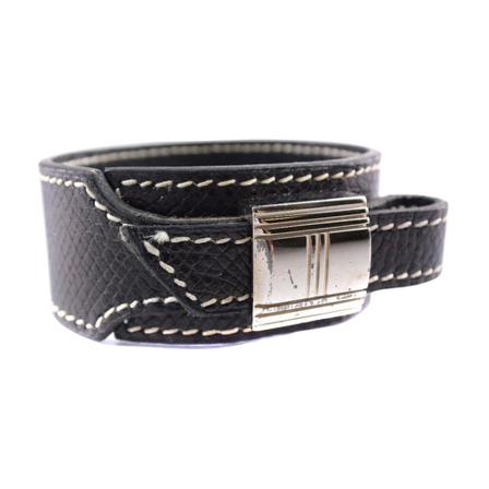 Hermès Vintage, Pre-owned Bracelet Zwart, Dames, Maat:ONE Size,leer