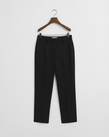 GANT Damen Slim Fit Fluid Slacks (38) Schwarz