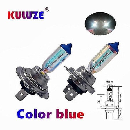 2 KPL H7 12V55W Sateenkaaren Sininen Plasma Px26d Auton Kvartsi Halogeenivalo Sumuvalo Auton Ajovalo