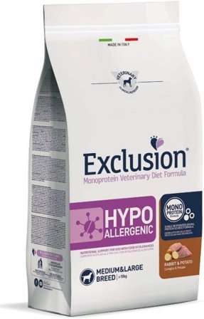 Exclusion Monoprotein Veterinary Diet Formula Hypoallergenic